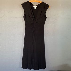 White House Black Market WHBM Little Black Stretchy Dress Date Night Wedding